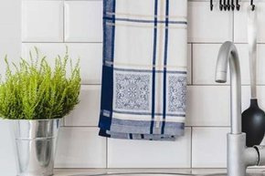 Ścierka kuchenna bawełniana Majorka granatowa