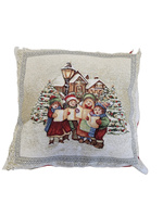 Poszewka Świąteczna gobelinowa  Kolędnicy