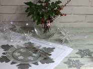 Płatek śniegu glamour serwetka