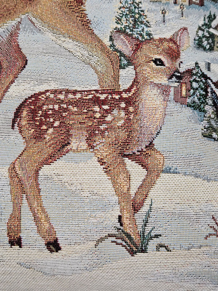 Poszewka Świąteczna gobelinowa Jelonki