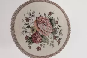 Serwetka gobelinowa  Kwiaty  okrągła