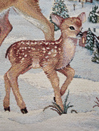 Poszewka Świąteczna gobelinowa Jelonki