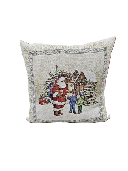 Poszewka Świąteczna gobelinowa  Mikołaj 