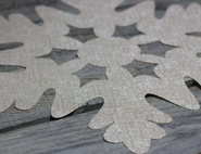 Płatek śniegu złota serwetka