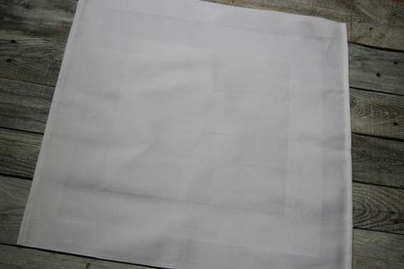 Serwetka bawełniana bankietowa żakard ecru wzór nr 1