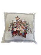 Poszewka Świąteczna gobelinowa  Kolędnicy