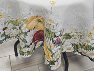 Obrus gobelinowy Kwiaty Polne koło fi140