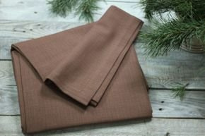 Obrus  plamoodporny Dorota w kolorze  brązowym