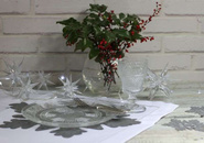 Płatek śniegu glamour serwetka