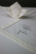 Usługa haft monogramu .Haft personalizowany