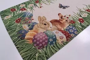 Bieżnik gobelinowy Zajaczki