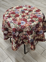 Obrus Gobelinowy Bukiet Róż -koło