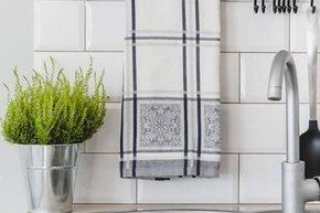 Ścierka kuchenna bawełniana Majorka szara