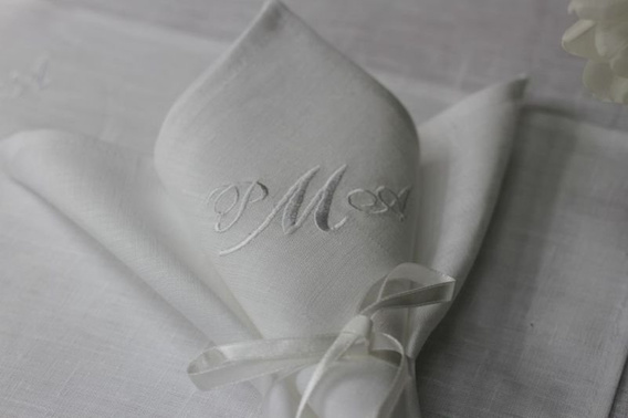 Usługa haftu inicjałów (monogram)  Haft personalizowany