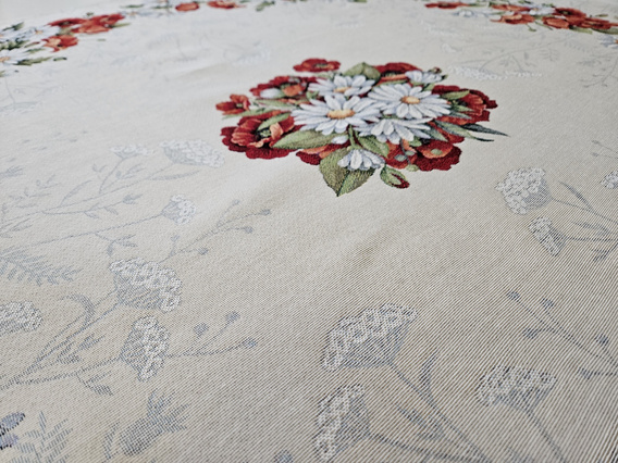 Serweta gobelinowa Kwiaty wzór  Maki