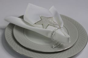 Serwetka plamoodporna Stella srebro