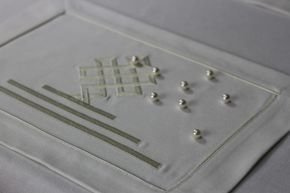 Podkładka New York haft krem