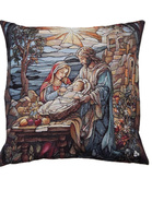 Poszewka Świąteczna gobelinowa Szopka  45x45 cm