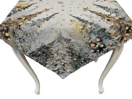 Serweta Gobelinowa Świąteczna  Choinki 100x100