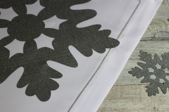 Płatek śniegu glamour serwetka