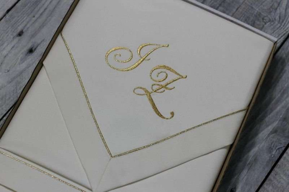 Usługa haft monogramu .Haft personalizowany