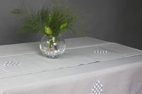 Bieżnik New York haft biały