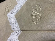 Usługa haftu inicjałów (monogram)  Haft personalizowany