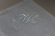Usługa haftu inicjałów (monogram)  Haft personalizowany
