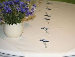 Serweta  z haftem Chabry