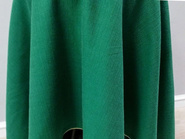 Obrus plamoodporny zielony z złotą wypustką - koło