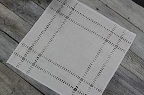 Serwetka lniana Mereżka ręcznie robiona  M1 (handmade)